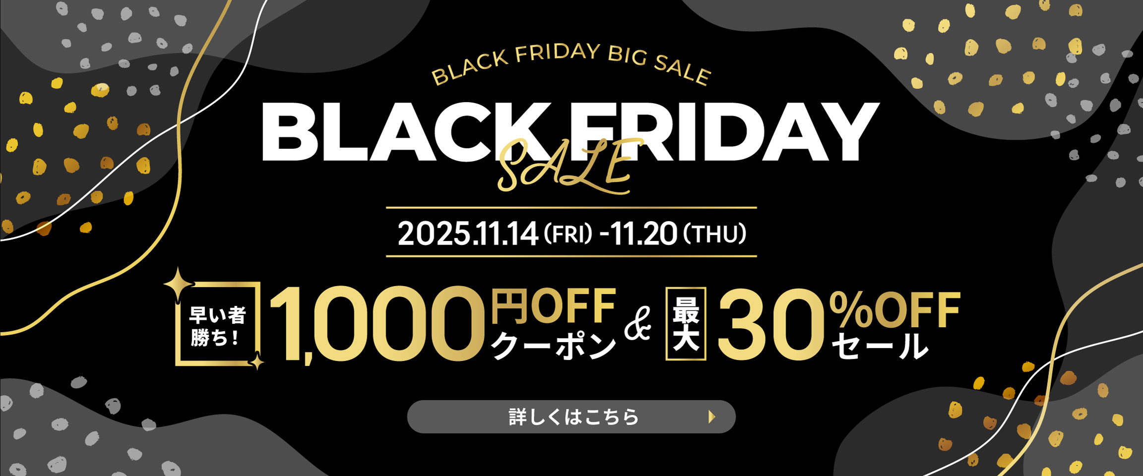 ブラックフライデーセール開催中