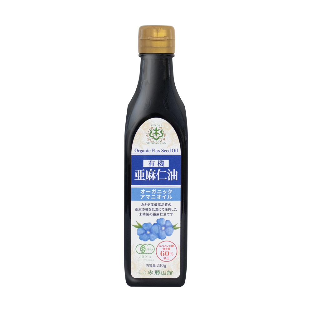 仙台勝山館 有機亜麻仁油 230g