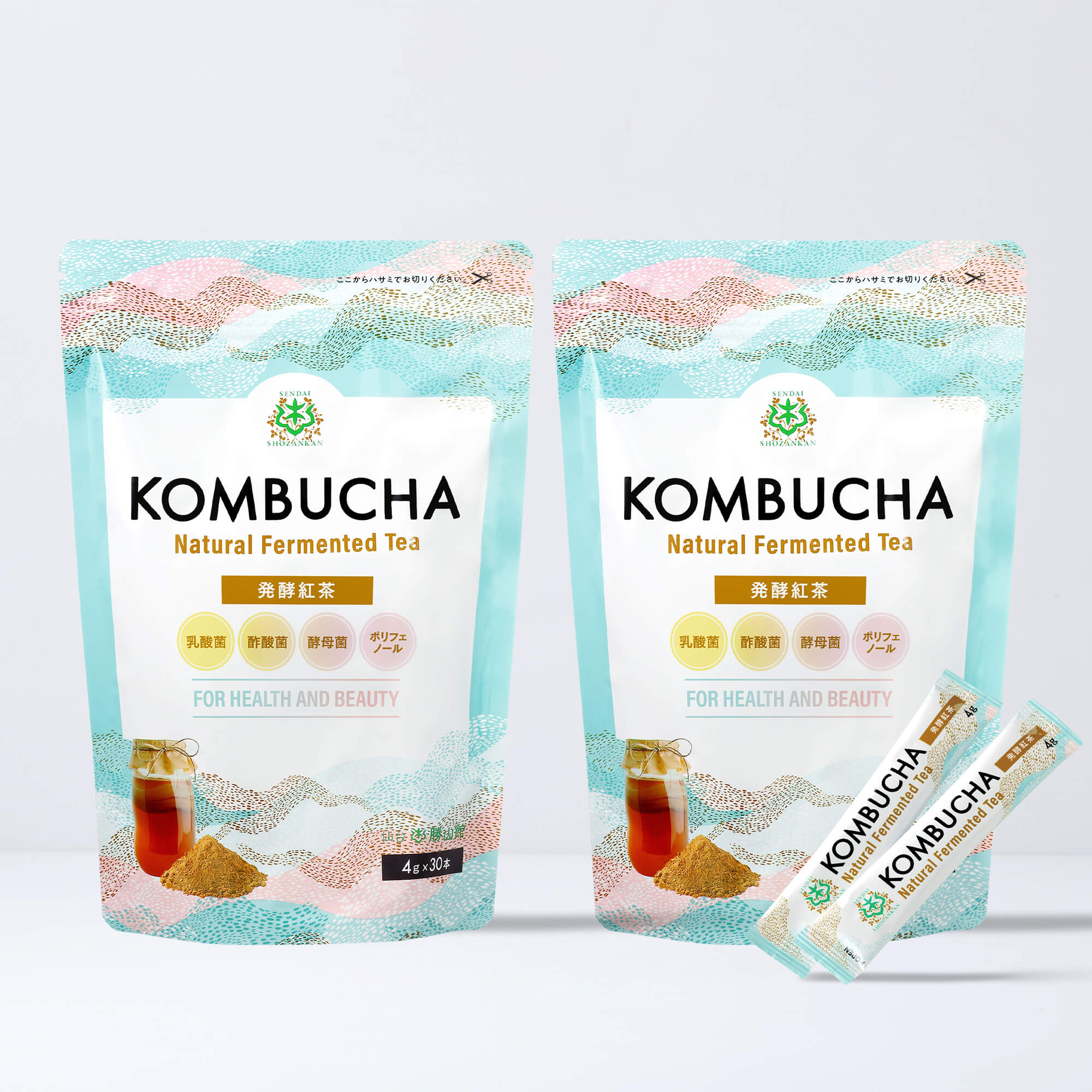 仙台勝山館 発酵紅茶 KOMBUCHA 4g×30本（2個セット）