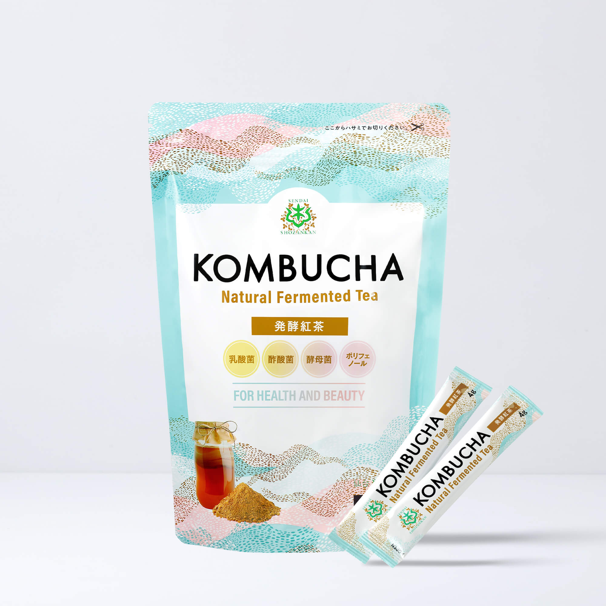 【初回限定】仙台勝山館 発酵紅茶 KOMBUCHA 4g×30本