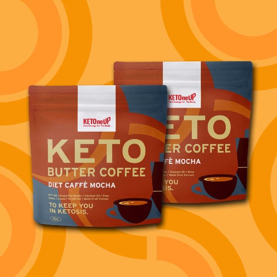 KETOneUP ケトバターコーヒー ダイエットカフェモカ 150g（2個セット）