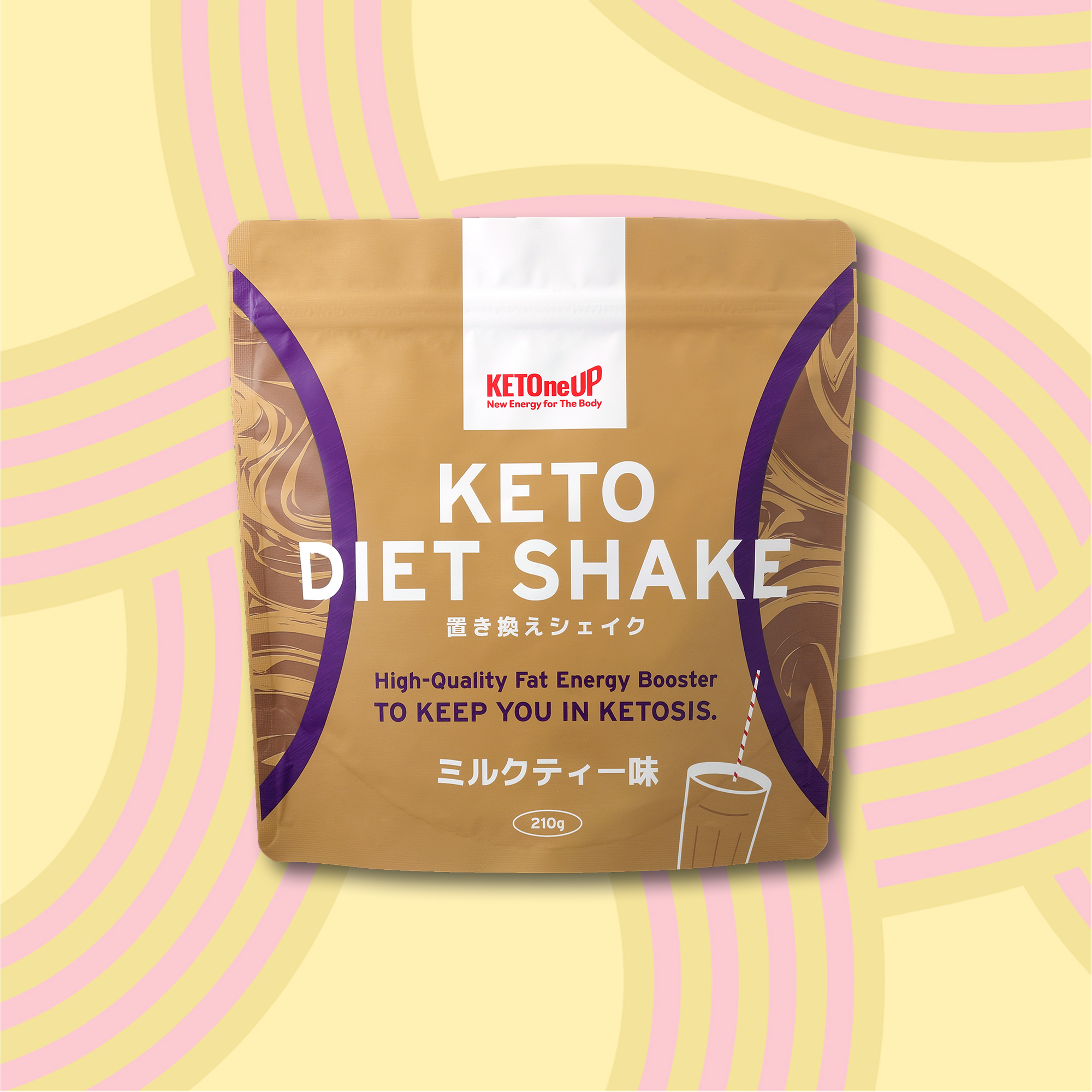KETOneUP ケトダイエットシェイク 210g ミルクティー味