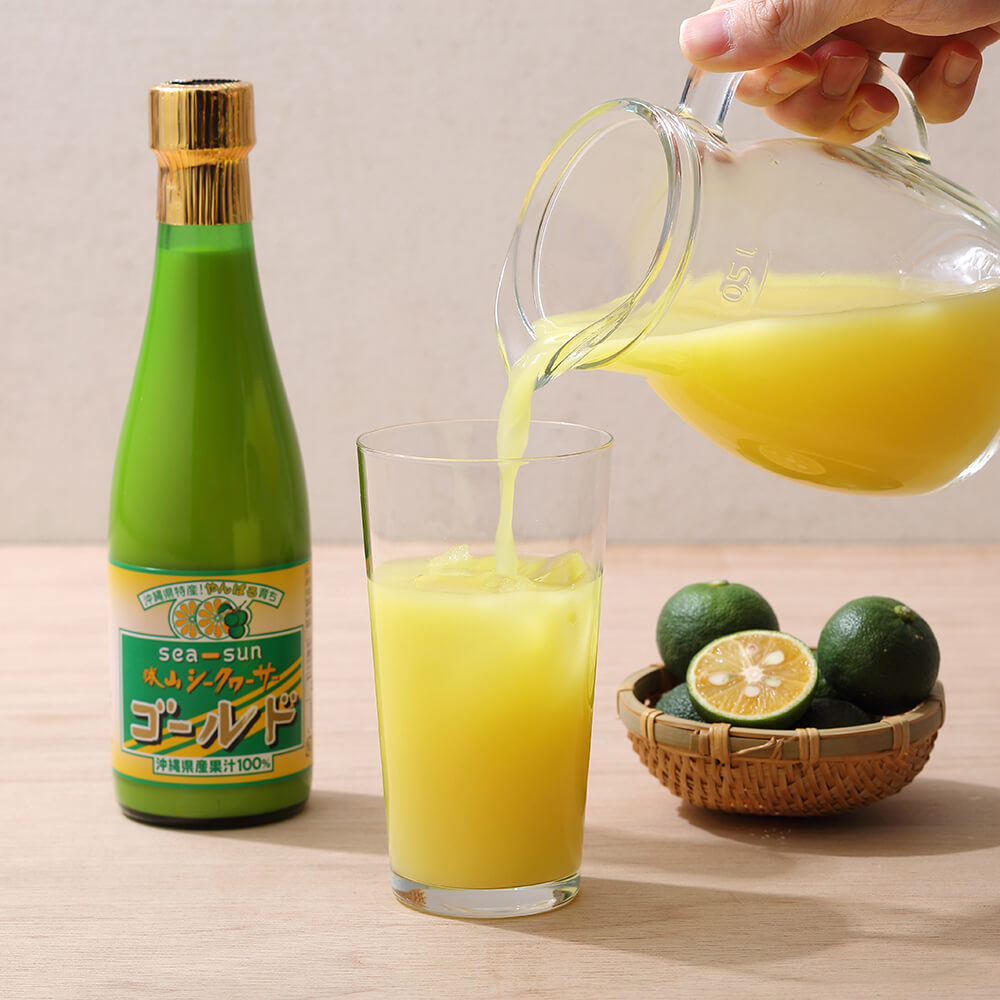 【8％OFF】勝山シークヮーサー ゴールド 300ml（6本セット）＜送料無料＞