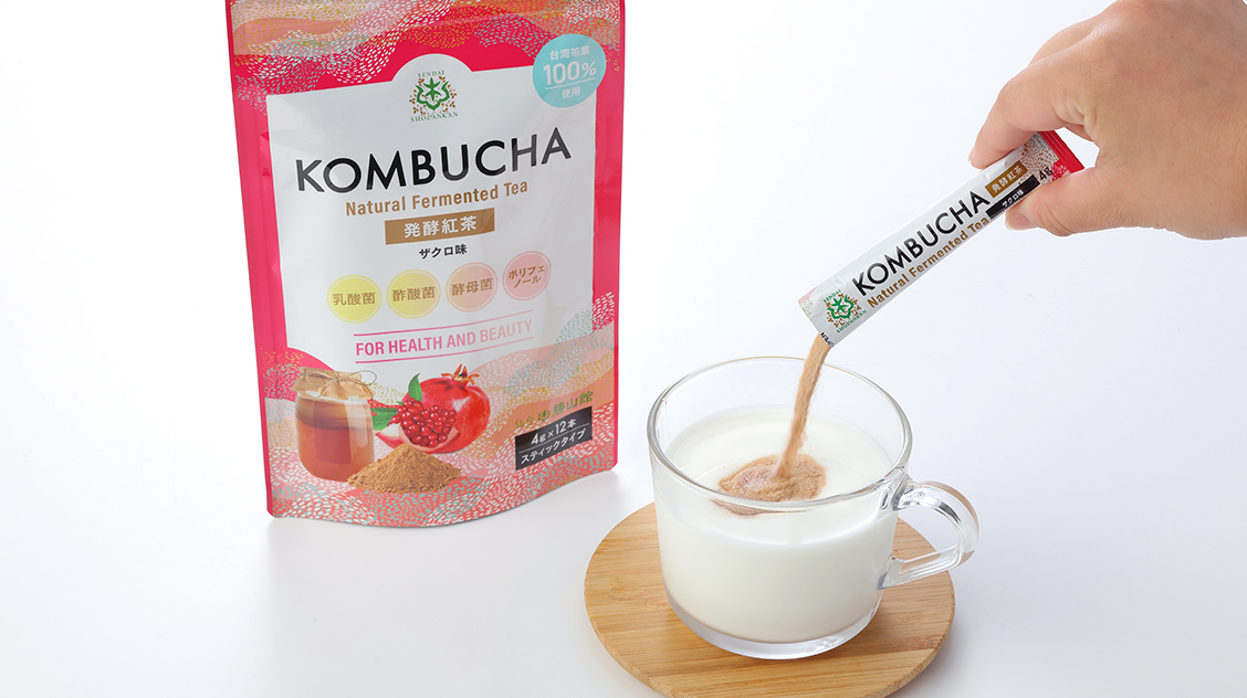 仙台勝山館 発酵紅茶 KOMBUCHA ザクロ 4g×12本