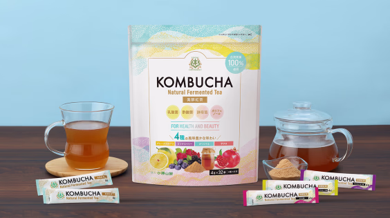 仙台勝山館 発酵紅茶 KOMBUCHA 4種のフルーツ味セット