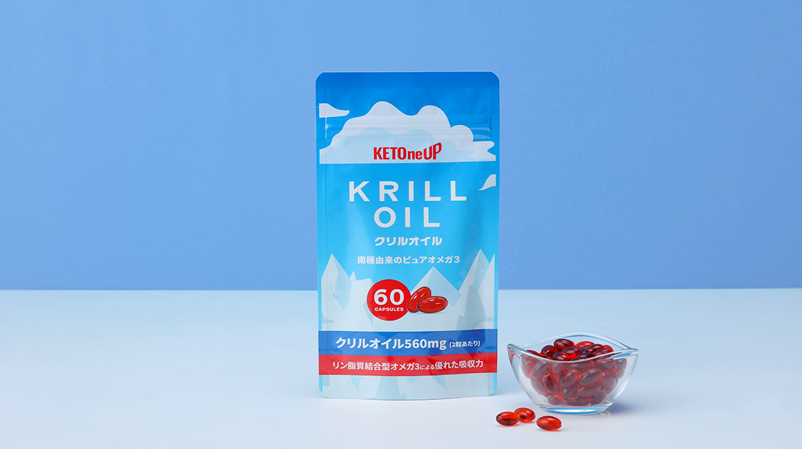 KETOneUP クリルオイル ソフトカプセル 約30日分