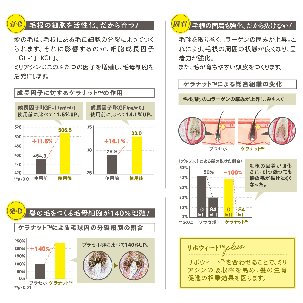 ✽当日発送✽レソンスボタニーク ヘアパーフェクター ウィズ ケラナット  28袋